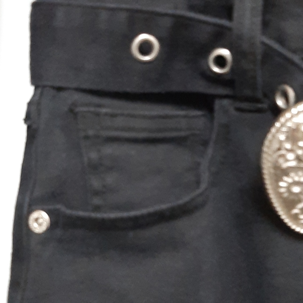 Black Denim Jumpsuit - Picture 9 of 12